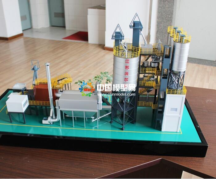 干粉砂浆成套设备沙盘模型