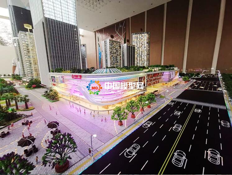 滇池明珠万达广场建筑模型