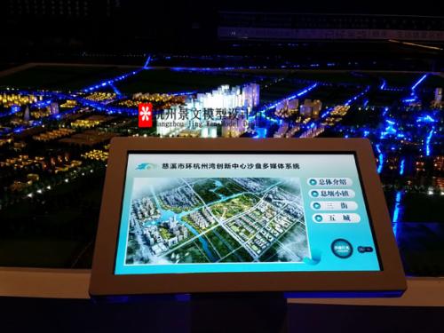 城市远景沙盘模型运用了大量高科技参与展示