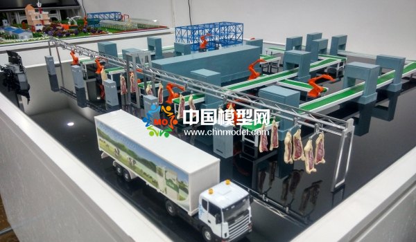 智慧工厂沙盘模型，生产线沙盘模型