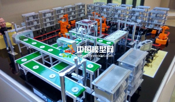 智慧工厂沙盘模型，生产线沙盘模型
