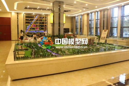 建筑模型展台应于展厅布局相和谐包括色系