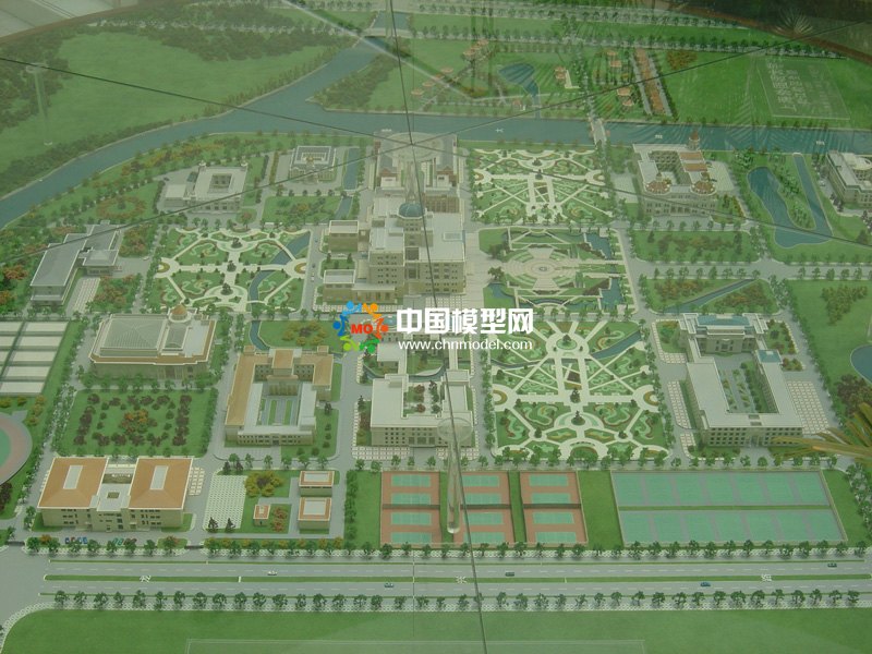 外国语大学沙盘模型