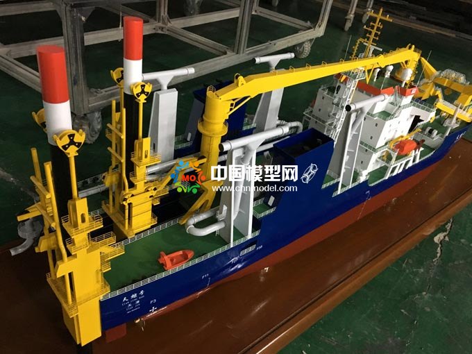 绞吸式挖泥船模型