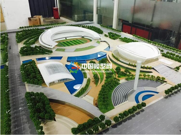 体育馆模型，体育场沙盘