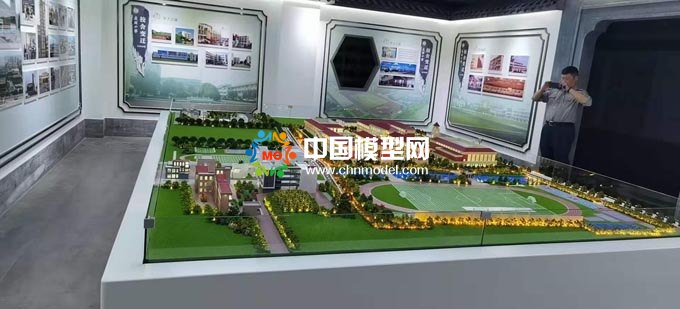 湖州双林庆同小学沙盘模型