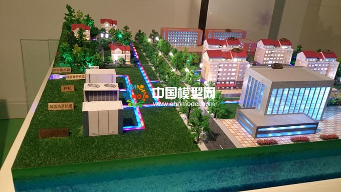 地源热泵系统沙盘模型，风源热泵系统沙盘模型
