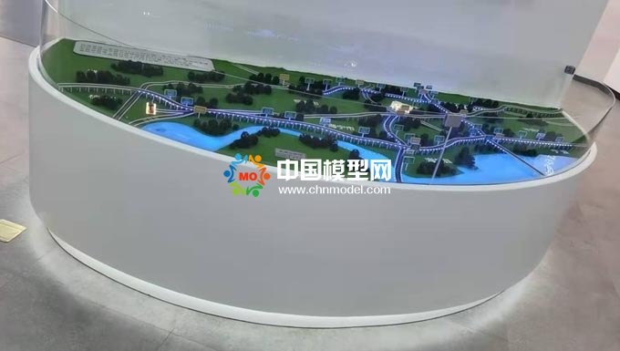 高速互通沙盘模型，高架桥沙盘模型，高速公路沙盘模型