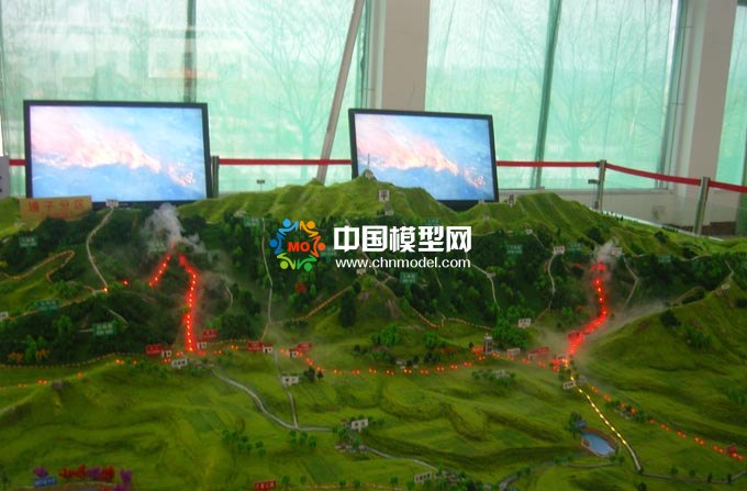 林场防火指挥沙盘模型