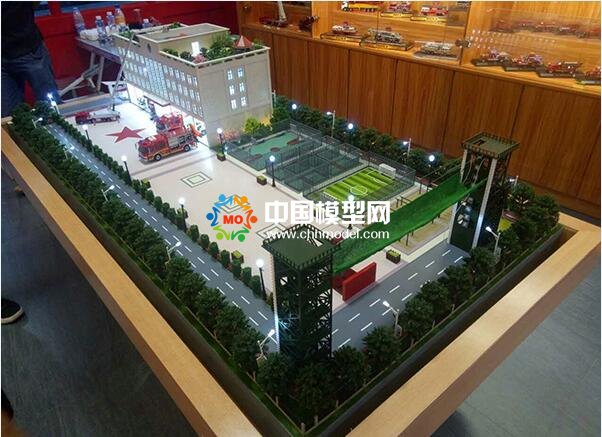 消防演练沙盘模型