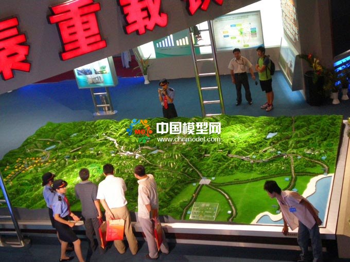 重载铁路沙盘模型