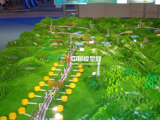 重载铁路沙盘模型