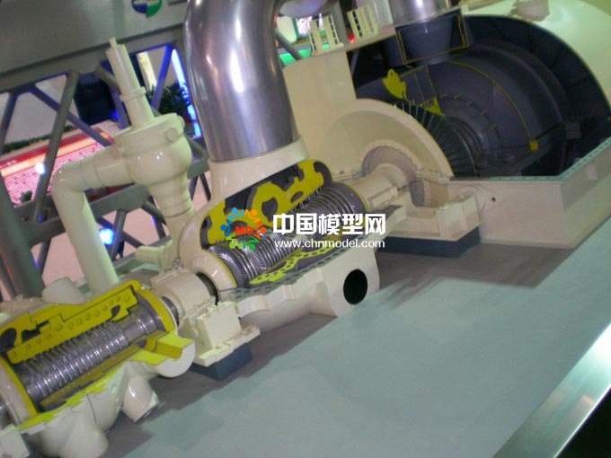 电厂汽轮机模型