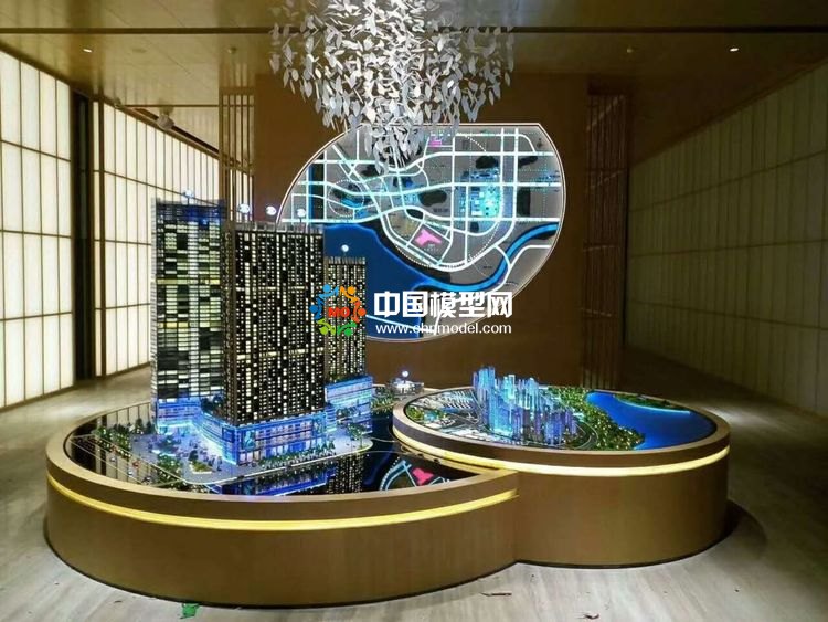 高档楼盘模型底座,售楼部沙盘展台(收藏)