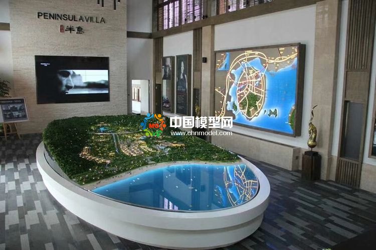 售楼部沙盘展台实木超白玻楼盘模型底座,售楼部沙盘展台木制格栅圆形