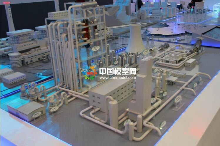 华能电厂沙盘模型