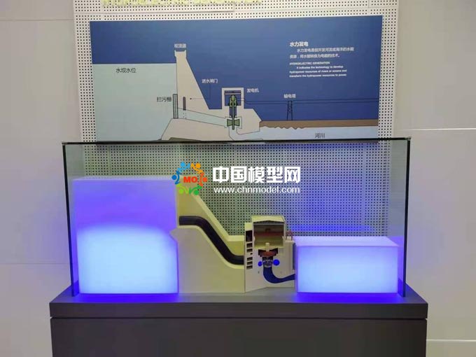 水力发电站演示模型