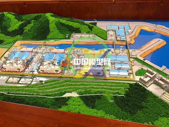 阳江核电站厂区沙盘模型