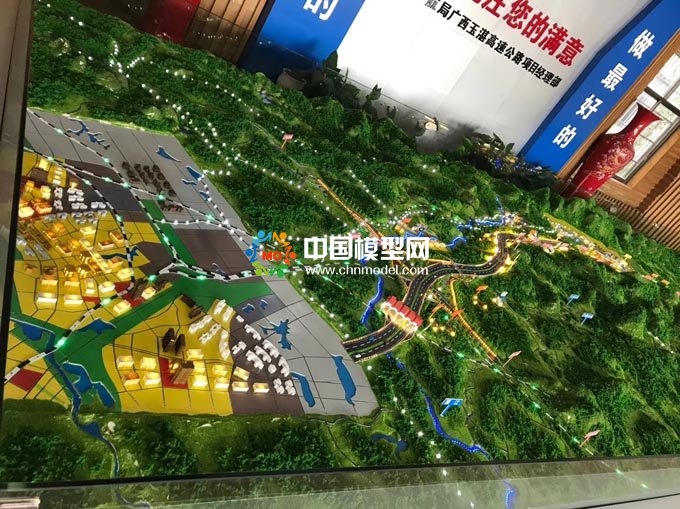 中交一航局高速公路沙盘模型