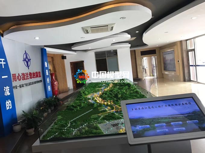 中交一航局高速公路沙盘模型