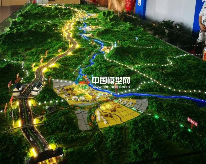 中交一航局高速公路沙盘模型