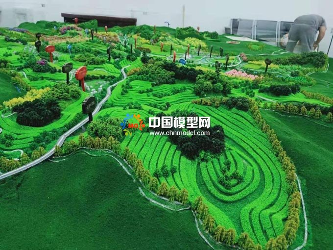 乡村振兴规划沙盘模型