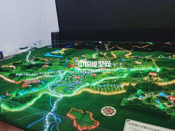 乡村振兴规划沙盘模型