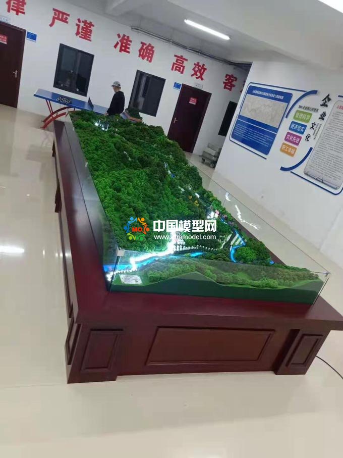 路桥集团322国道景宁段项目沙盘模型