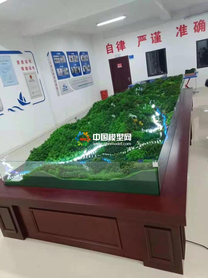 路桥集团322国道景宁段项目沙盘模型