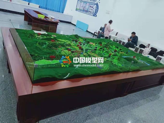 乡村振兴规划沙盘模型