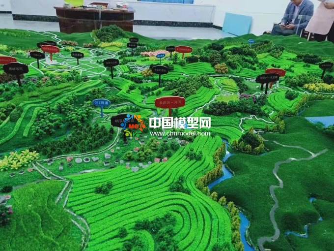 乡村振兴规划沙盘模型