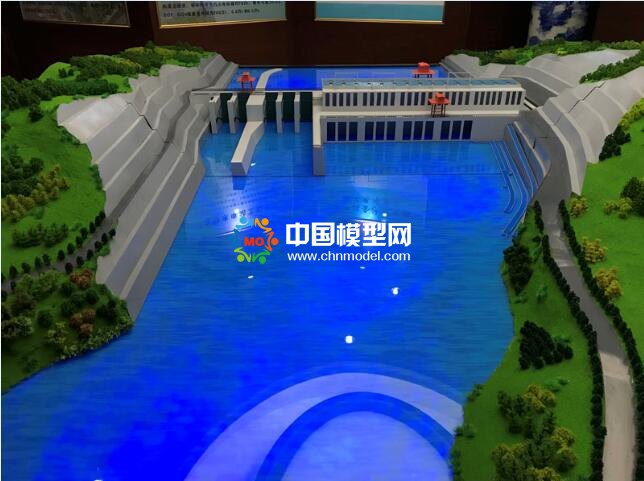 金沙江水电站沙盘模型