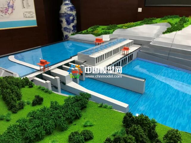 金沙江水电站沙盘模型