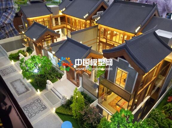 风情古镇沙盘模型