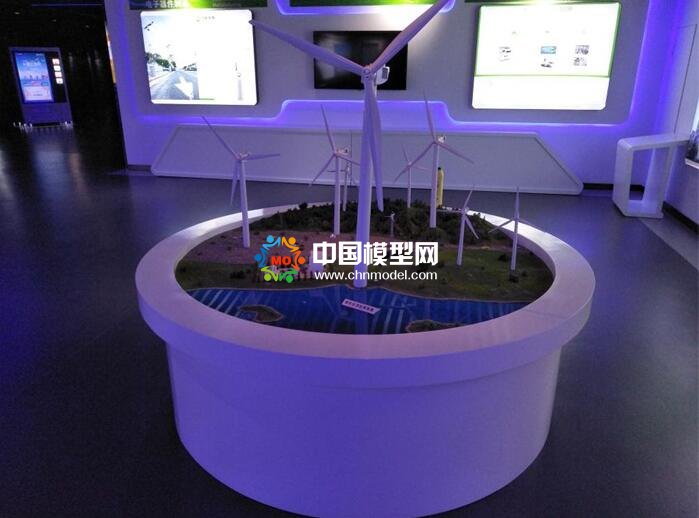 科技馆风力发电模型