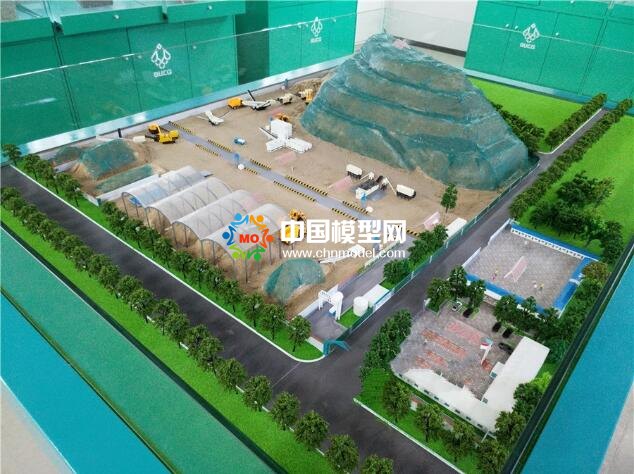 建筑垃圾再利用沙盘模型