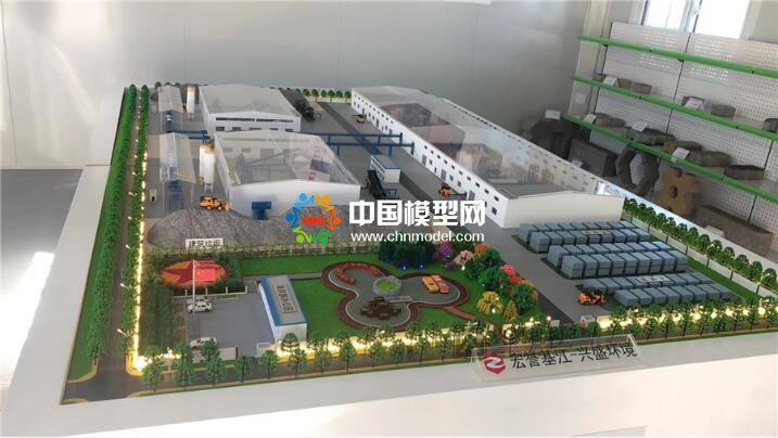 破碎生产线模型，石料生产线模型
