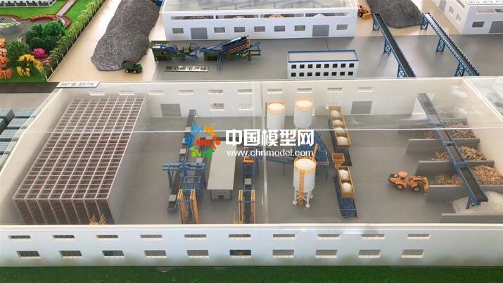 破碎生产线模型，石料生产线模型