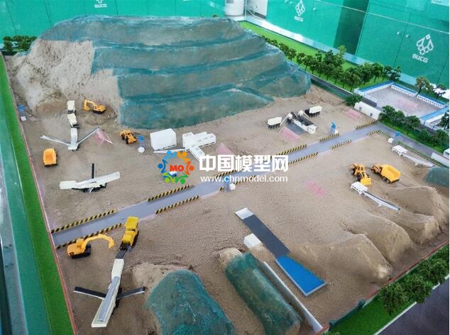 建筑垃圾再利用沙盘模型