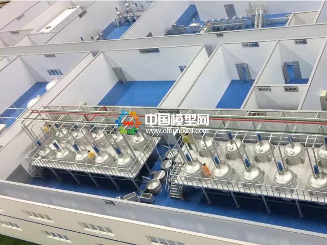 水产品深加工生产线沙盘模型