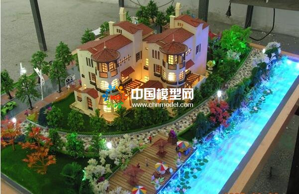 别墅模型风格各异，你能说出几种