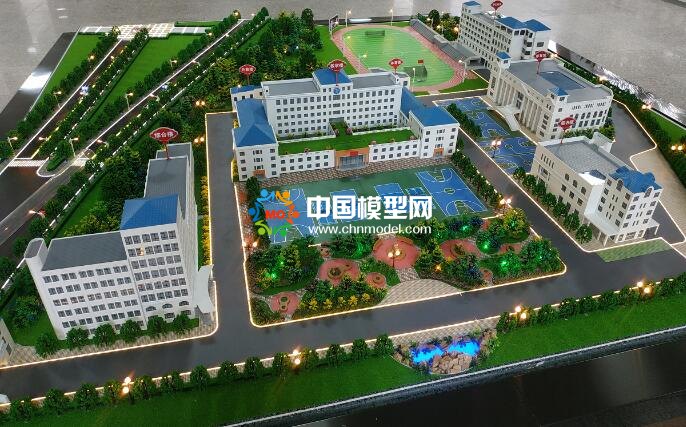 中学沙盘模型