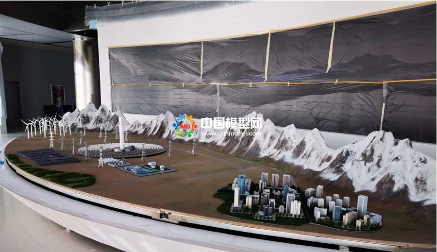 清洁能源沙盘模型，风电模型，光伏发电模型