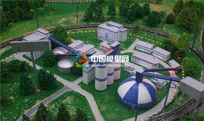 煤电循环利用沙盘模型