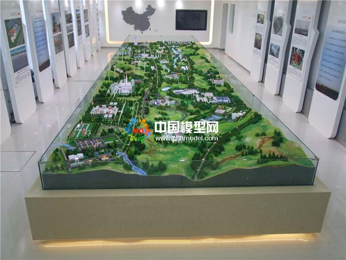 煤电循环利用沙盘模型