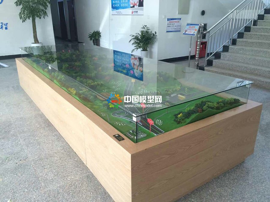 绕城高速沙盘模型