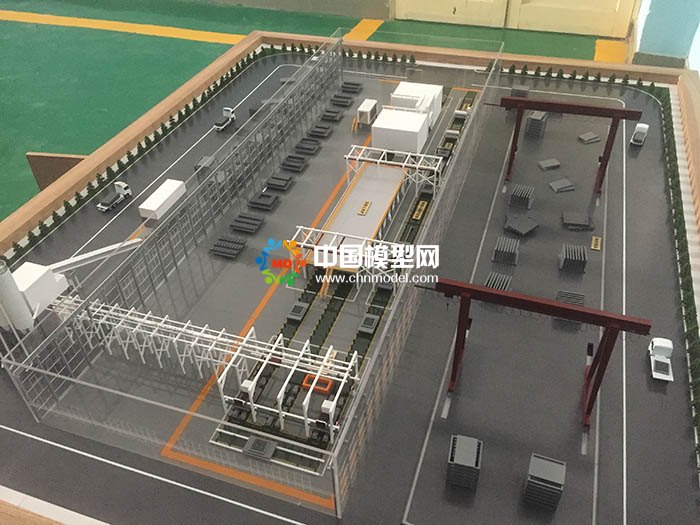 预制生产线沙盘模型                                            