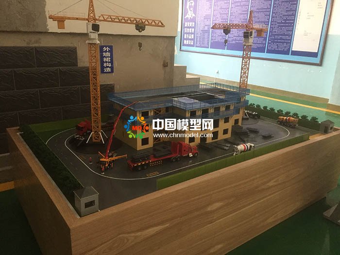 建筑施工场景沙盘模型
