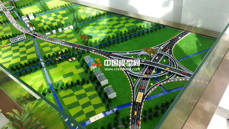高速公路沙盘模型