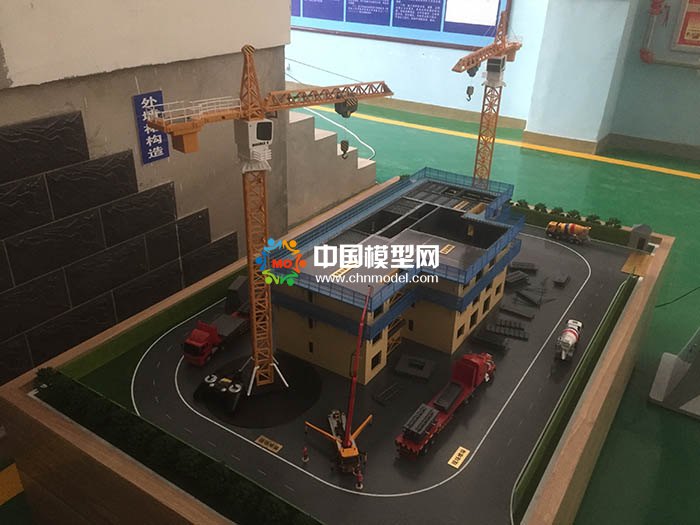 建筑施工场景沙盘模型